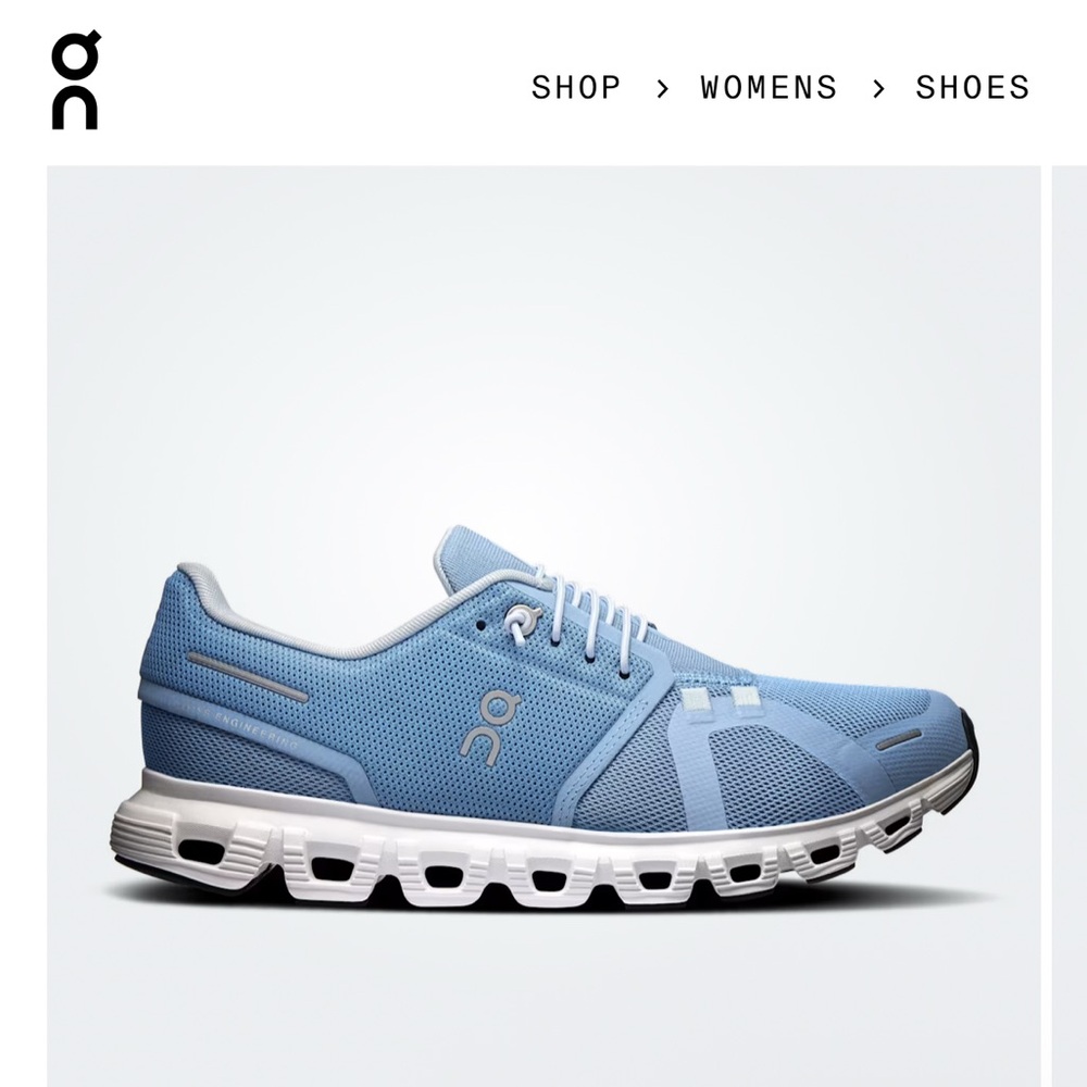 On Running Women's Blue Athletic Shoes